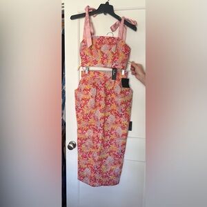 Lulu’s Two-Piece (top and skirt) formal set NWT